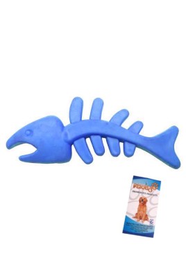 Fekrix Dog Toy Tuff Fish Blue